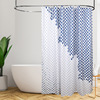 Cross -border waterproof printing shower curtain modern minimalist shower curtain bathroom bathroom shower curtain factory direct supply can be customized