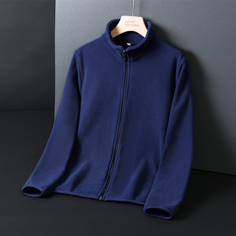 Factory wholesale polar fleece jacket men's loose spring and autumn fleece jacket plus size 300kg fat sweater Factory wholesale polar fleece jacket men's loose spring and autumn fleece jacket plus size 300kg fat sweater