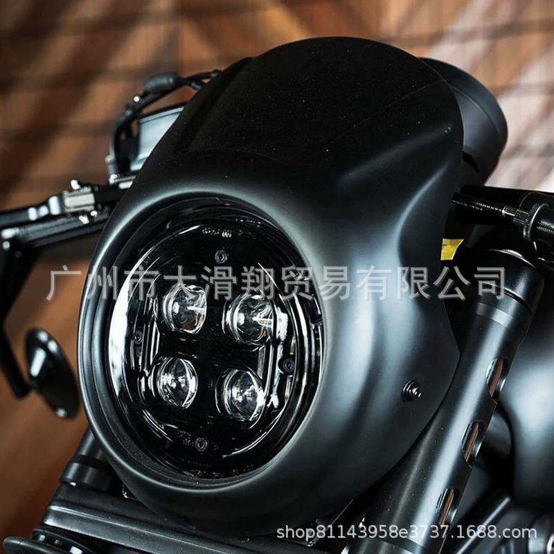 Применимо для REBEL CM500 CM300 CM1100 Мотоцикл модифицированный корпус лобового свиного капюшона абажура