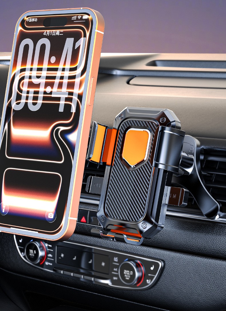 New Car Mobile Phone Holder Car Air Outlet Type Navigation Mobile Phone Gravity Fixed Navigation Holder