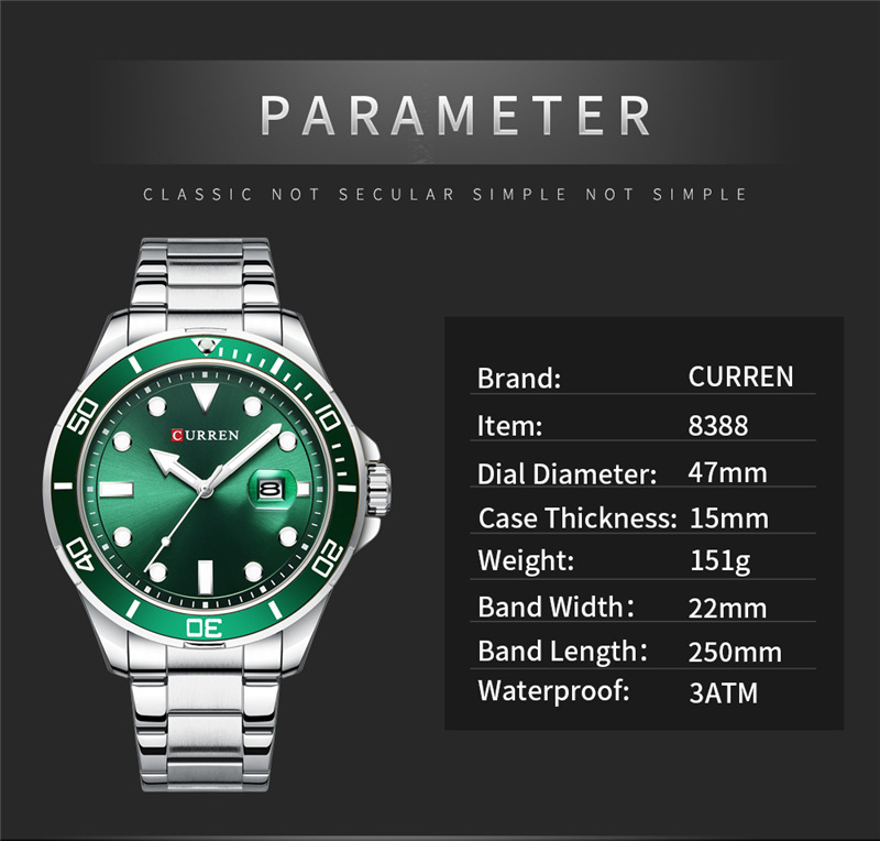 CURREN 8388 Watch