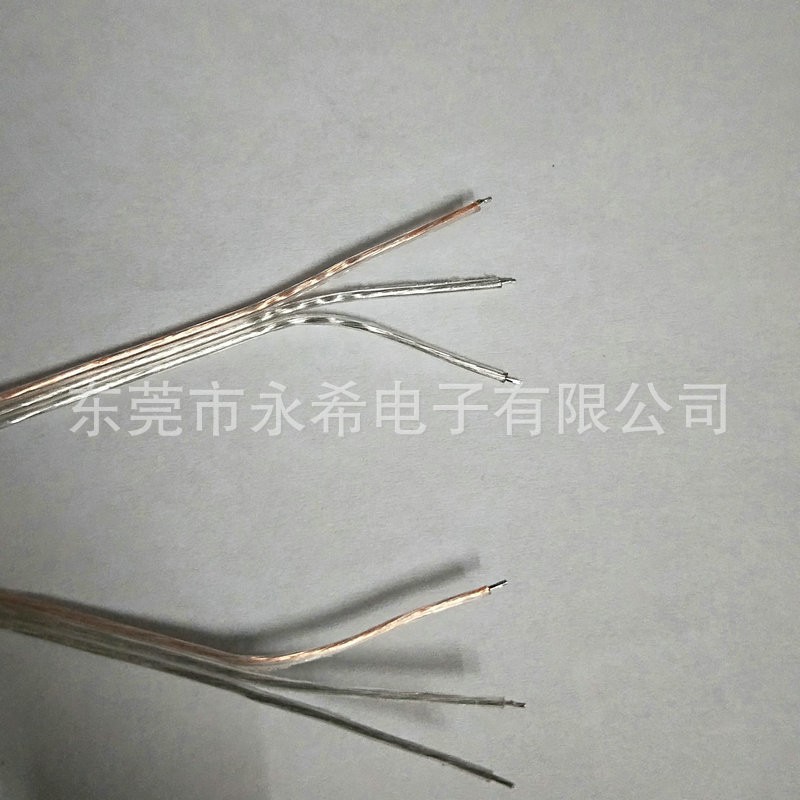 3P金银银透明线  3并水晶线 33CM透明线  33公分透明排线