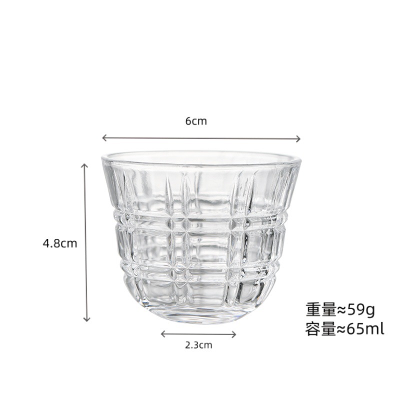 Conjunto de tazas de té de vidrio tazas de té de kung fu tazas de té de vidrio tazas pequeñas tazas de té mini transparentes tazas de té resistentes al calor