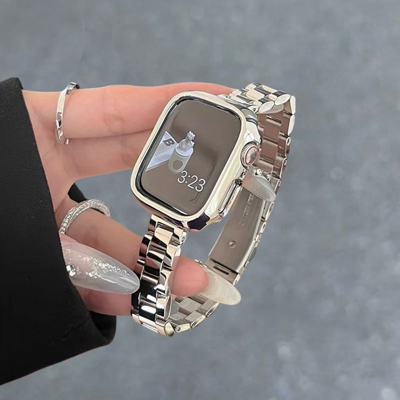 Summer Steel Strap Suitable for Apple S10 Watch with Metal Three High-End Applewatch S9 Generation New Model S87