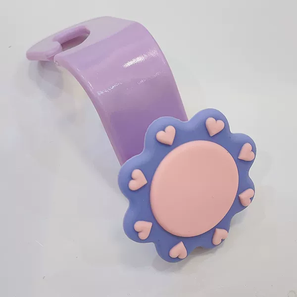 Solar-powered, pink-purple, purple