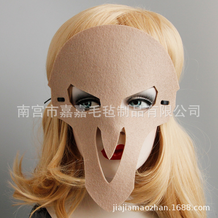 毛毡万圣节面具