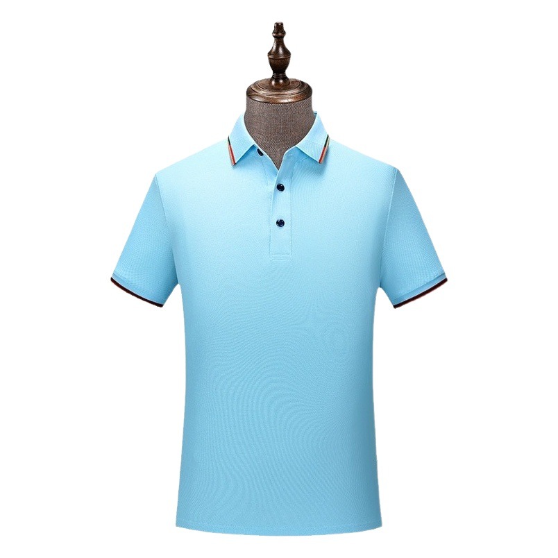 Anticuerpo desodorante 5A antibacteriano anti-ácaros manga corta solapa ropa de trabajo camisa cultural publicidad camisa polo algodón camiseta personalización