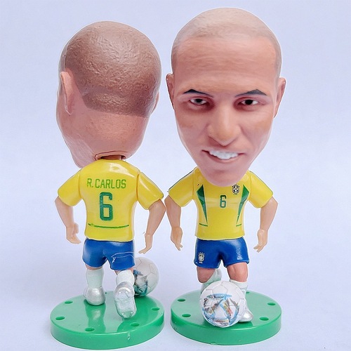 Brazilian Football Ronaldo Neymar Carlos Doll Ornament Collectible Sports Star Doll Doll