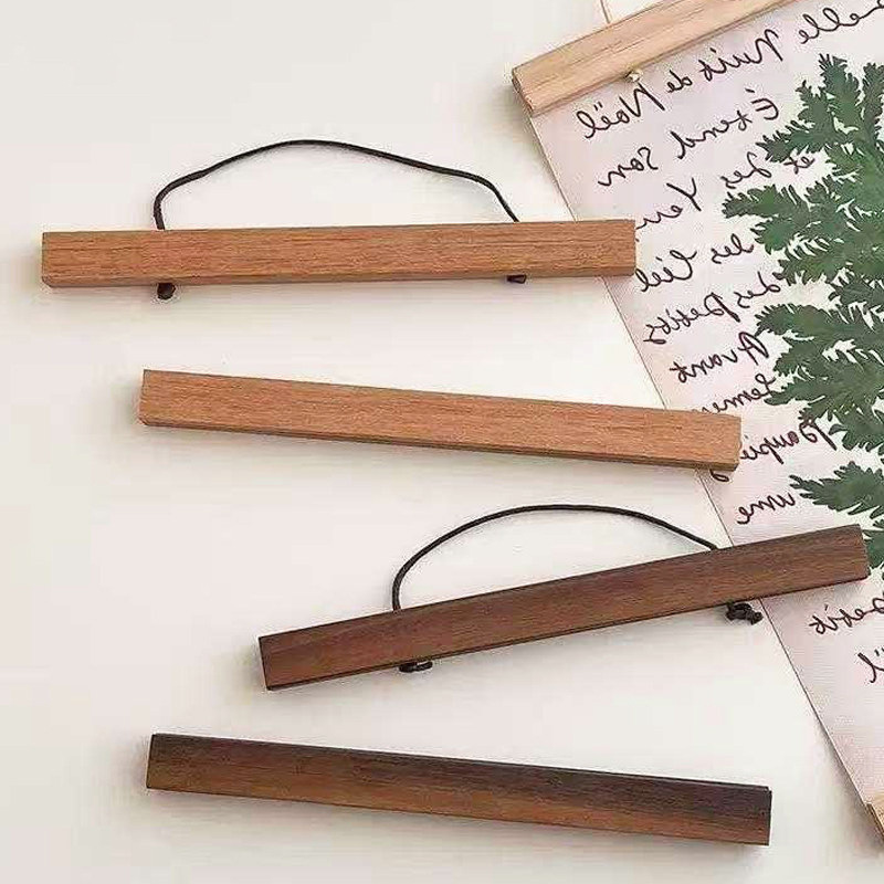 Magnetic Hanging Picture Frame for Calligraphy Works, Black Walnut Hanging Rack, Magnetic Poster Frame, Children's Drawing A4 Photo Frame Magnetic Hanging Picture Frame for Calligraphy Works, Black Walnut Hanging Rack, Magnetic Poster Frame, Children's Drawing A4 Photo Frame