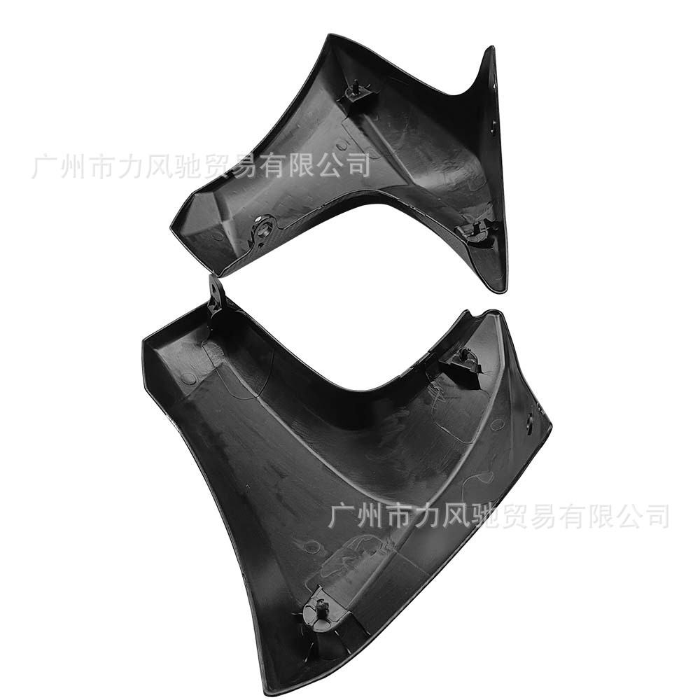 Adecuado para Kawasaki ER6N 2012-2016 tanque de agua placa lateral radiador bolsa grande Placa de protección placa lateral patrón de fibra de carbono