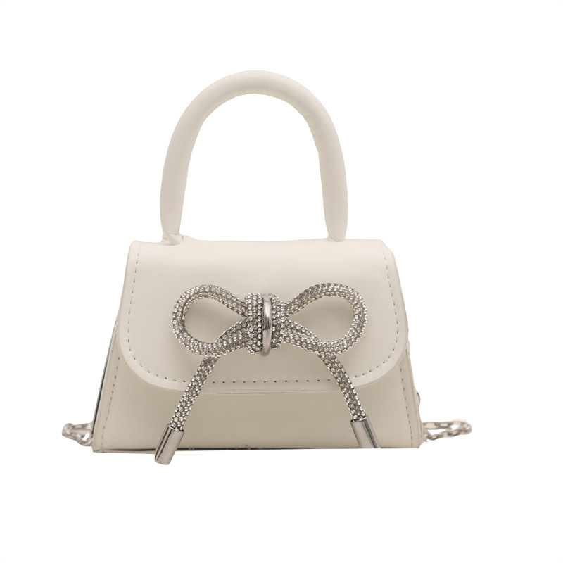 Ins nicho bolso de textura francesa mujer 2025 primavera nuevo arco bolso pequeño bolso de hombro de estilo occidental