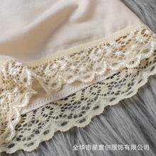 夏季厂家裤批发士修身打底裤女蕾丝中腰防走光安全裤冰丝大码肥姐