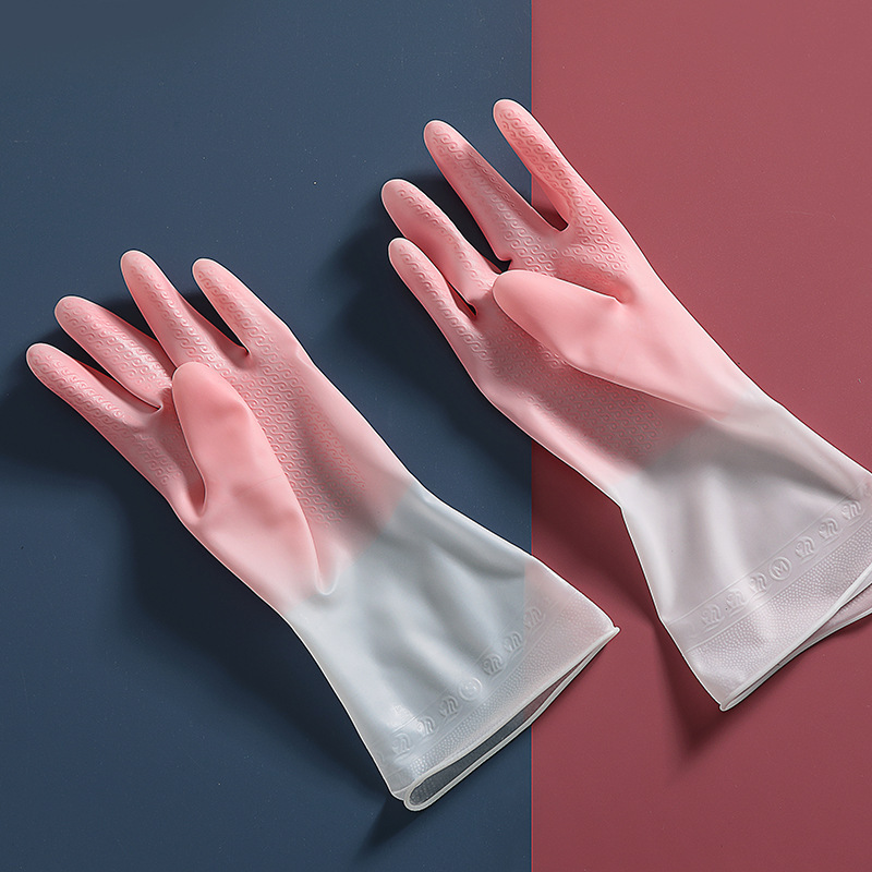 pvc rubber waterproof laundry clean and durable housework rubber dishwashing gloves kitchen household wholesale pvc rubber waterproof laundry clean and durable housework rubber dishwashing gloves kitchen household wholesale
