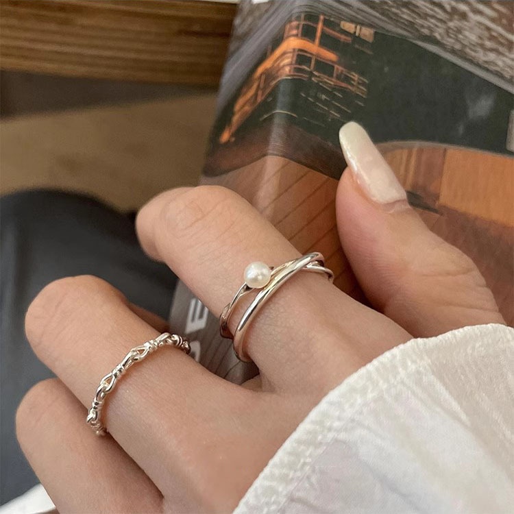 1 Piece Quantity 1 Piece 925 Sterling Silver Geometric Rings
