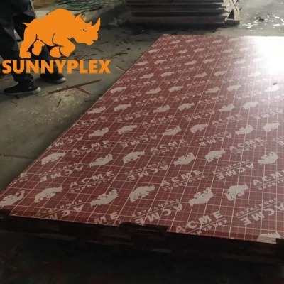 Fabricante de construcción de plantilla de revestimiento marrón al por mayor de madera contrachapada de alta calidad Tablero multicapa de 3-18mm Tablero completo de madera contrachapada