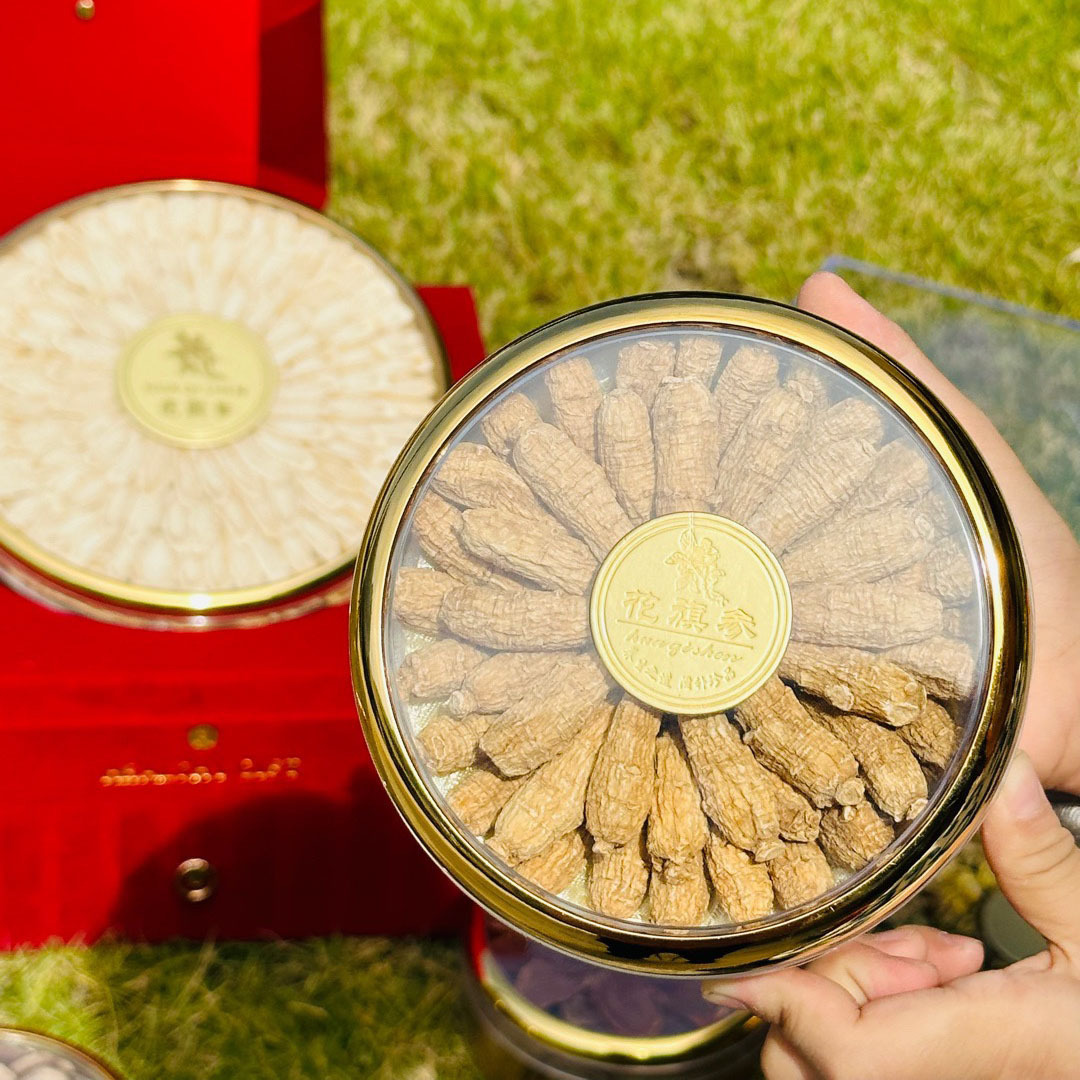 American Ginseng Gift Box 200g Premium Herbal Set with Dendrobium Deer Antler and Red Ginseng for Elders preparation