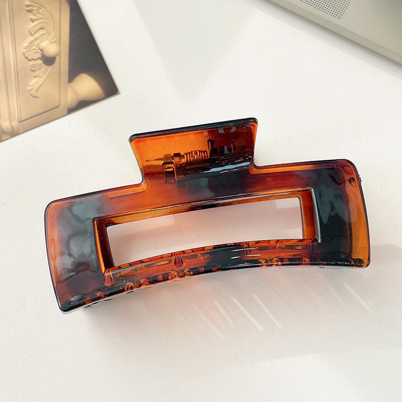 13cm Volumen de pelo clip de tiburón grande clip de pelo cuadrado de nuevo cabeza clip de pelo tocado updo clip de pelo chica