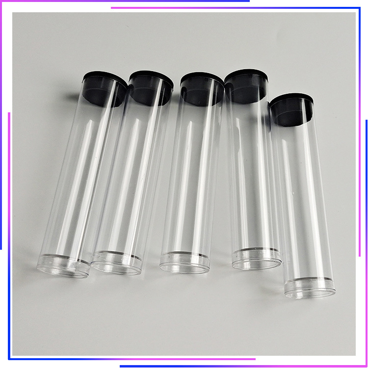 工厂直销PVC透明塑料精美礼品包装管PVC圆珠笔包装管硬管