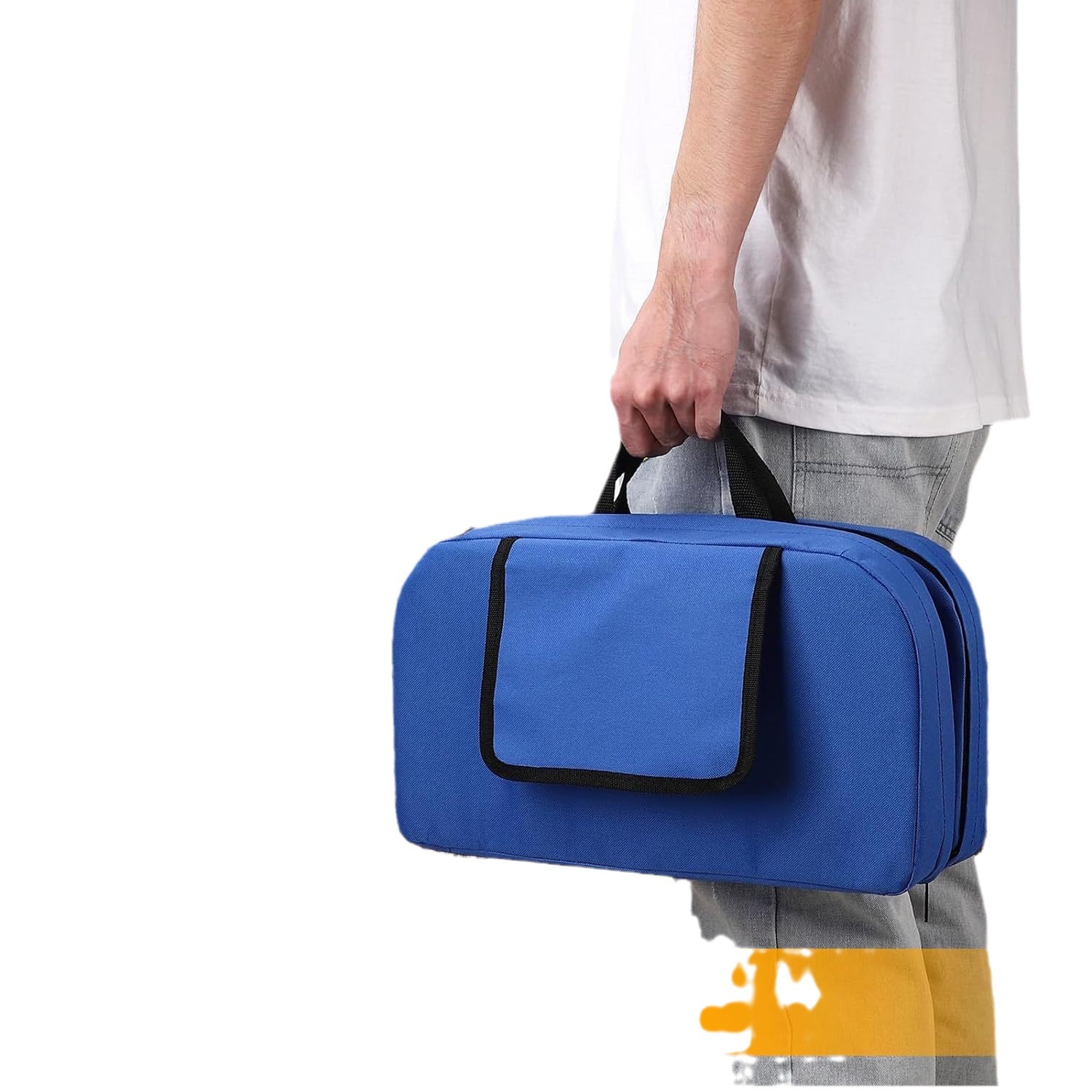 Portátil climatizada cojín de asiento plegable con 3 niveles de calefacción al aire libre camping Estadio impermeable cojín asiento