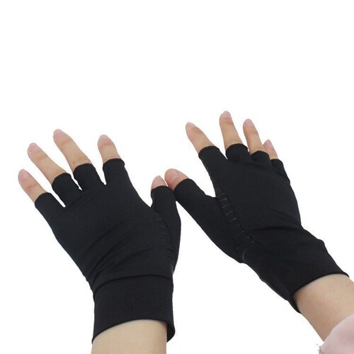 Outdoor Cycling Half Finger Gloves Copper Fiber Rehabilitation Fitness Silicone Anti-Slip Pressure Fitness Gloves Wholesale Amazon