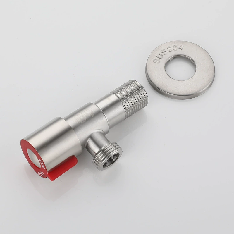 Factory direct supply stainless steel brushed anti -freezing, anti -freezing, cold and cold triangle valve water heater first entered two monks 4 points