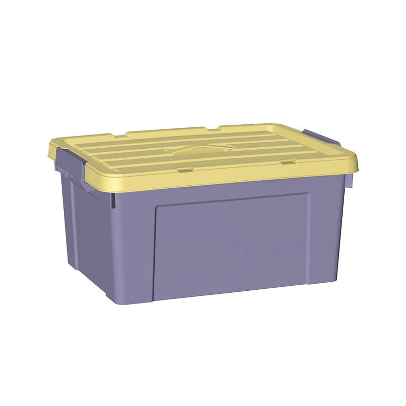 Handheld Transparent Plastic Storage Box, Portable Organizer with Lid, Multiple Sizes 14–63.5 cm
