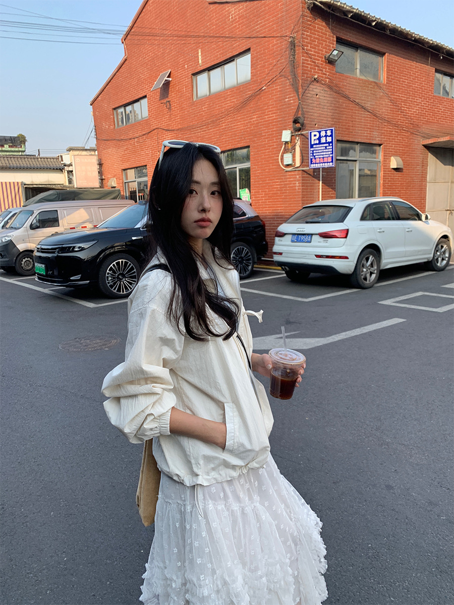 黄 _ デザイン感蝶結びのジャケット女性2025早春韓系カジュアルコートh 1bb 510026