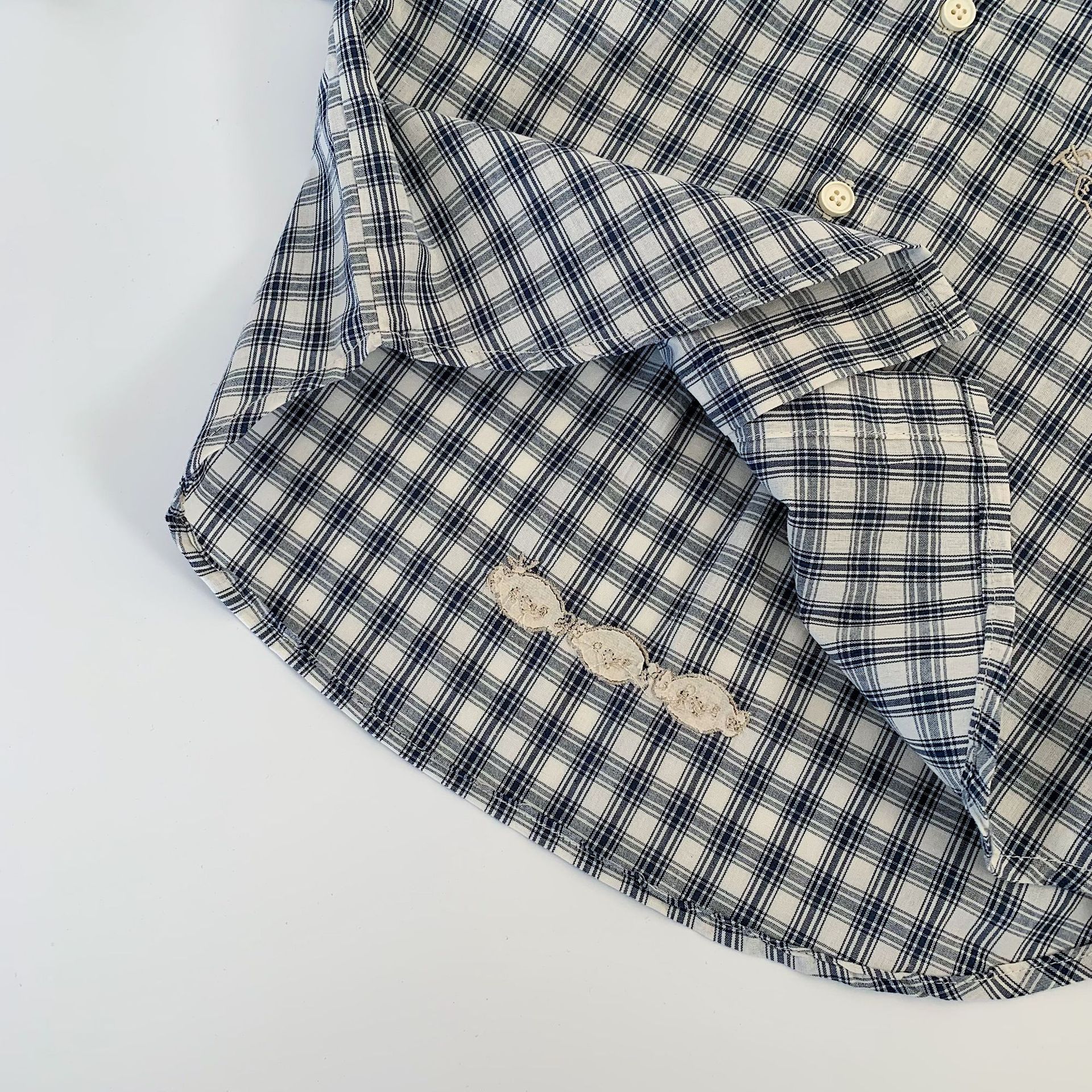 Camisa para niños Maibao 2025 otoño nuevos productos ropa para niños pequeños y medianos camisa para niños y niñas de moda retro simple y retro