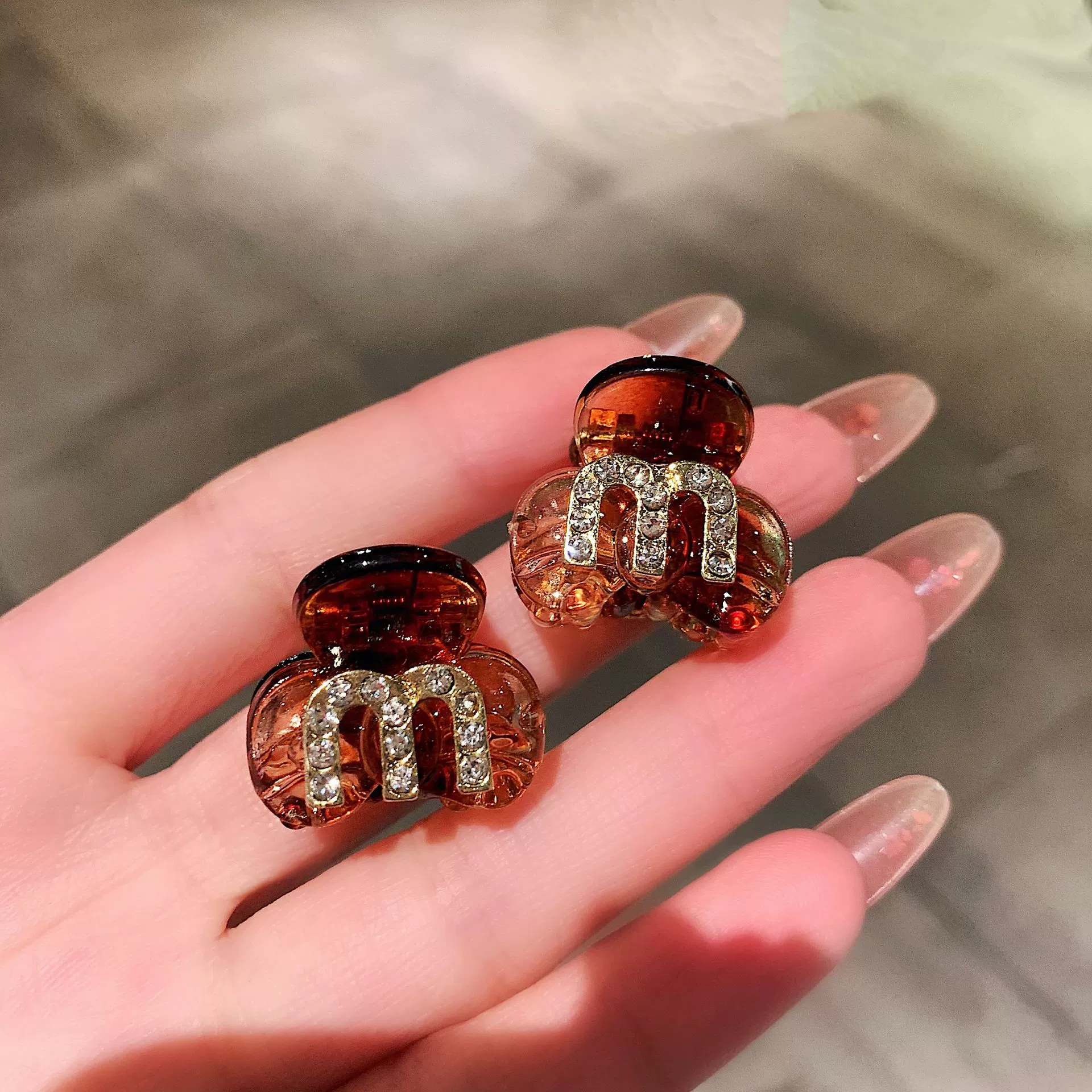 Маленькая заколка для волос, аксессуар для волос, Crab-pin, челка, стиль высокого качества