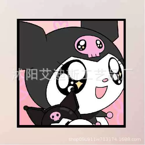 DIY заполнение детской цифровой масляной живопись красивый стиль оформление Sanrio ручной заполнение цвет терапия картина производитель оптом