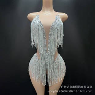 TikTok Live Talent Performance Suit Cha Pole Dance Competition Suit Sexy Nightclub Dee Dance Suit Women's Team Song Suit