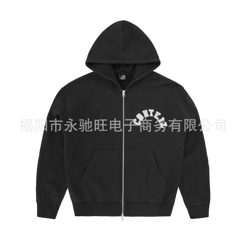 秋季新款字母印花长袖连帽卫衣宽松直筒裤子男女同款日系卫衣套装|undefined