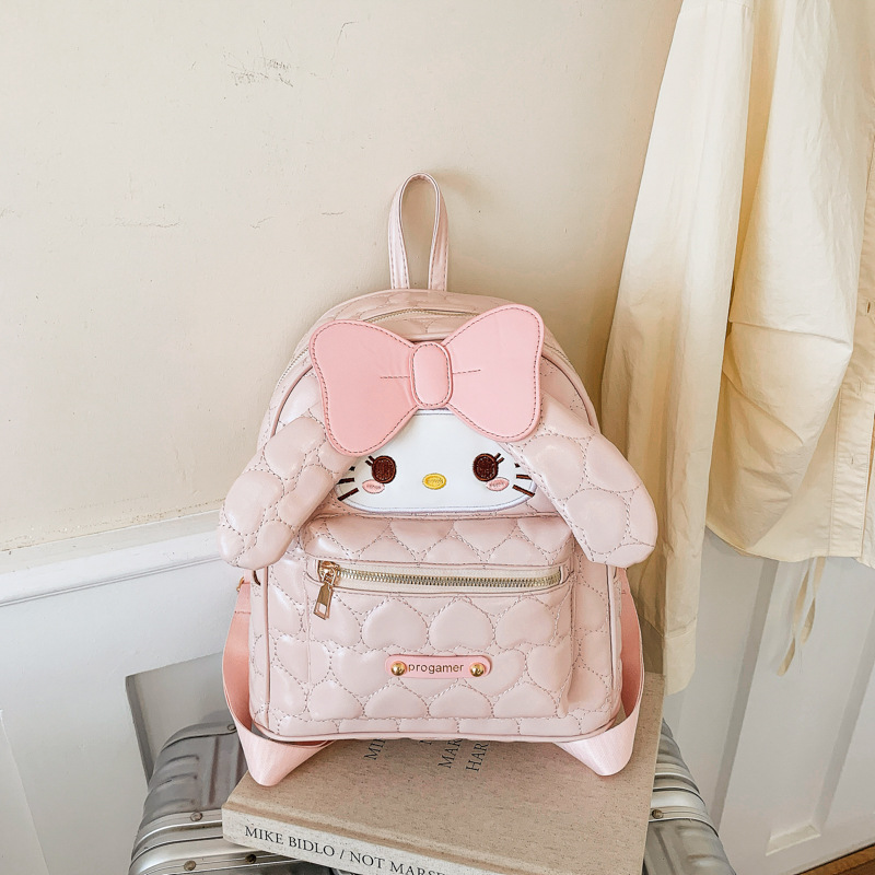 Mochila encantadora Melody para niñas, mochila de dibujos animados ligera, mochila de compras, mochila de viaje de alto valor