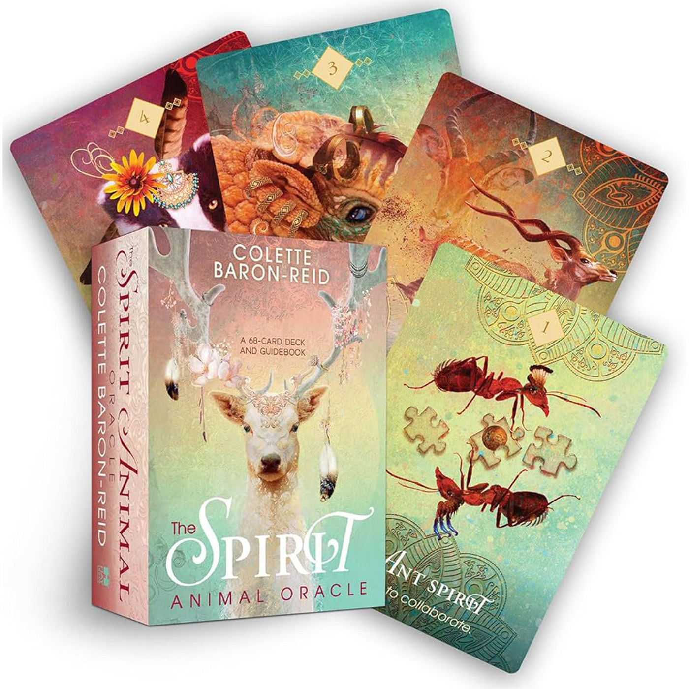 Spirit Beast Tarot Cards, Cross-border Hot-selling 68 Divine Cards,...