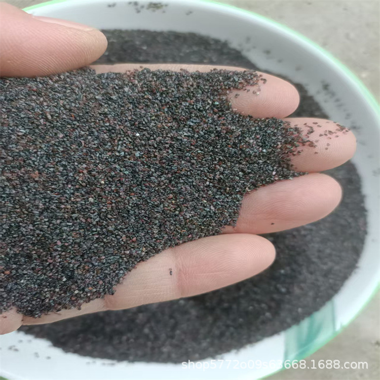 现货金刚砂耐磨地坪材料金刚砂钢铁除锈喷砂高硬度棕刚玉金刚砂