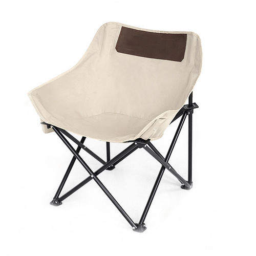 Outdoor folding picnic camping chair ultra-light portable moon chair small Mazar art sketch butterfly lounge chair stool