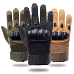 Full-finger men's and women's outdoor chicken-eating non-slip wear-resistant mountaineering army fan fighting multi-functional riding motorcycle tactical gloves
