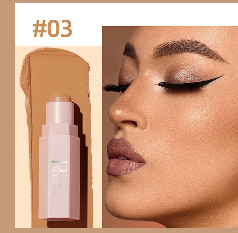 Meilleure vente transfrontalière PAGE VINE Stick contour mat doux et polyvalent 7,1 g Pour un contouring naturel_voghion.com