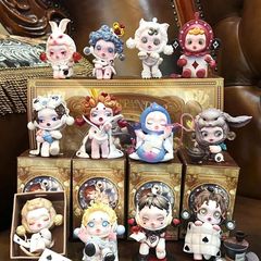 POPMART泡泡玛特盲盒SKULLPANDA平日奇境系列手办潮玩具桌面摆件