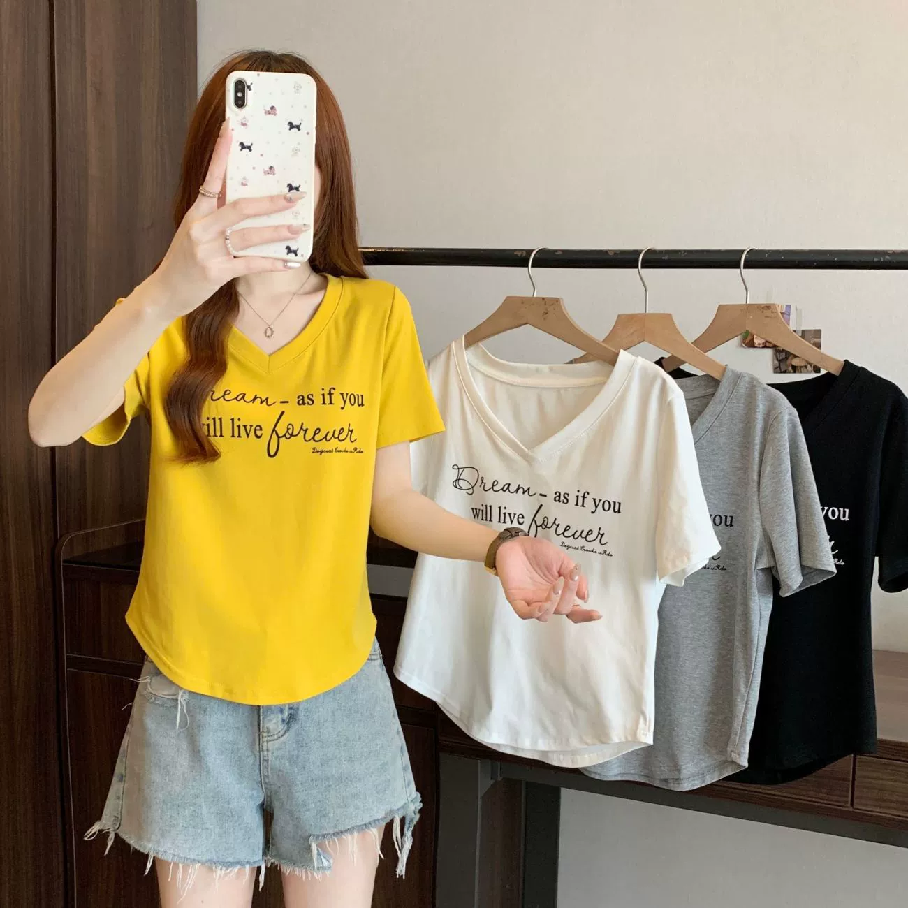 Женская футболка с короткими рукавами и американскими буквами больших размеров, новинка 2025 года, летняя одежда, слегка толстый мм, с обрезанной талией, сексуальный топ для похудения