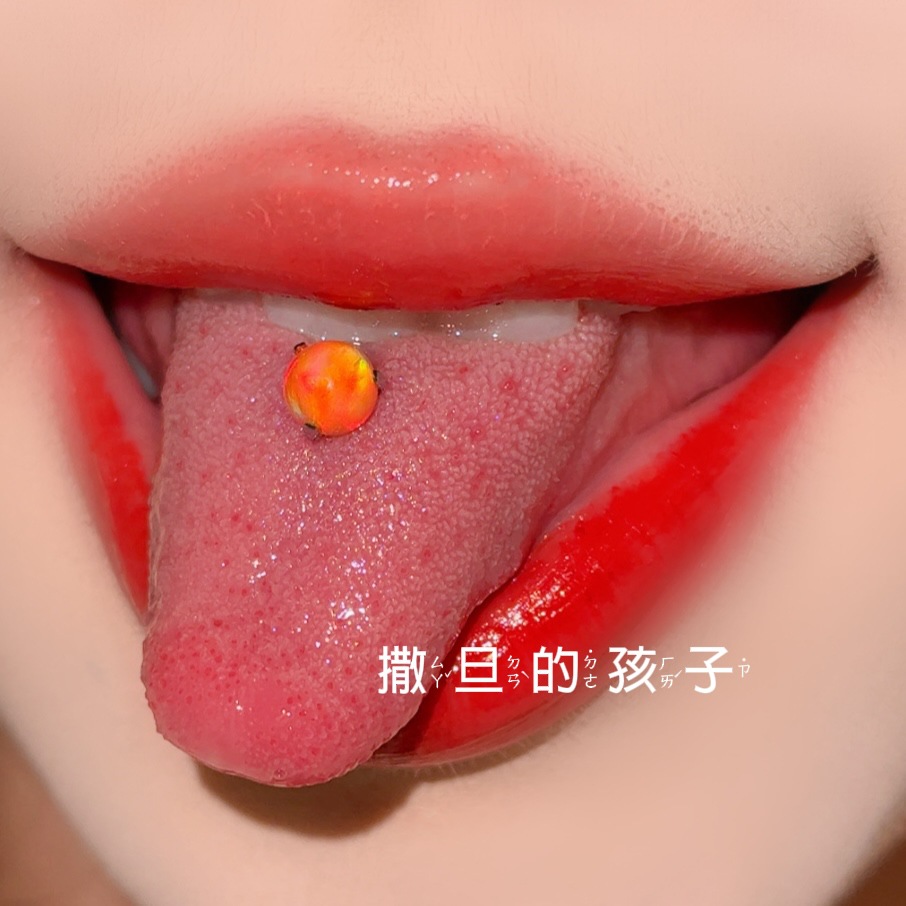 F136 Titanium Alloy Tongue Nail Nebula Opal Tongue Barbell Tongue Ring Piercing Jewelry Wholesale detail image 19
