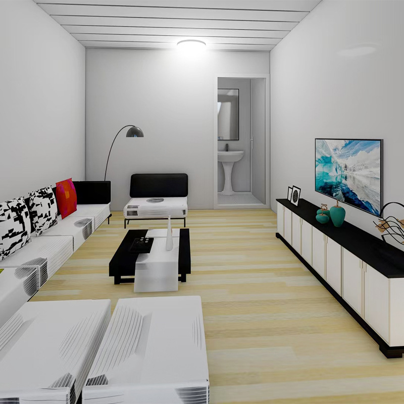 Casa de contenedores de agujas del fabricante puede tener decoración al aire libre desmontaje hotel móvil alojamiento residencial sala de contenedores móviles