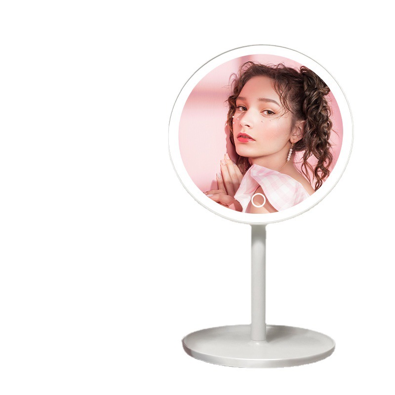 Luz LED espejo de maquillaje con luz estudiante dormitorio portátil escritorio relleno luz magia tocador belleza maquillaje espejo luminoso