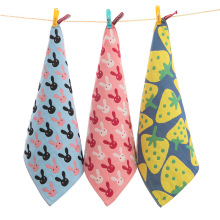 儿童纱布纯棉方巾不易掉毛洗脸家用可挂式手帕擦手巾全棉小方巾