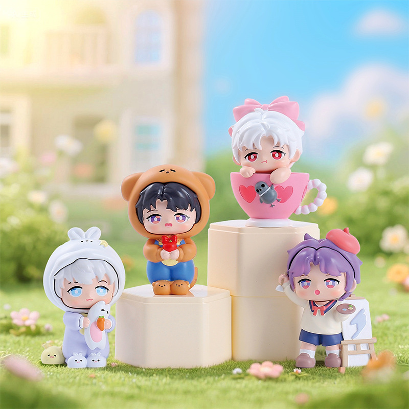 新作周辺グッズ「星語の恋」ブラインドボックス、恋と星空のかわいい卓上飾り、漫画フィギュア、子供向けおもちゃ卸売|undefined