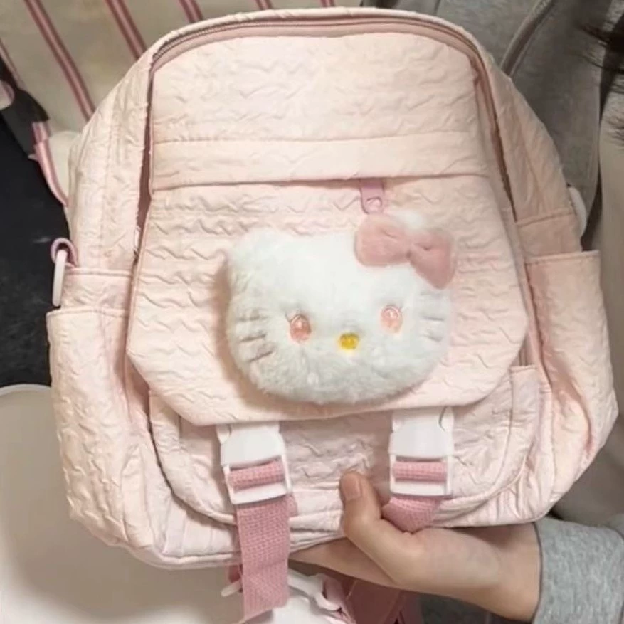Hello Kitty, школьный рюкзак, рюкзак, милый через плечо сумка