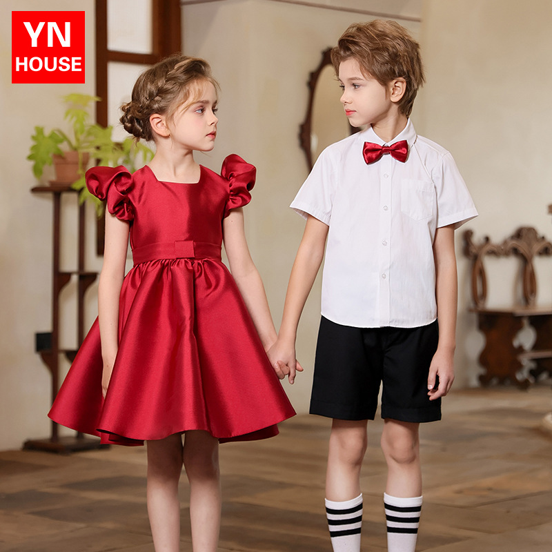 Trajes de actuación de coro para niños Trajes de actuación para escuelas primarias y secundarias de jardín de infantes de Liuyi