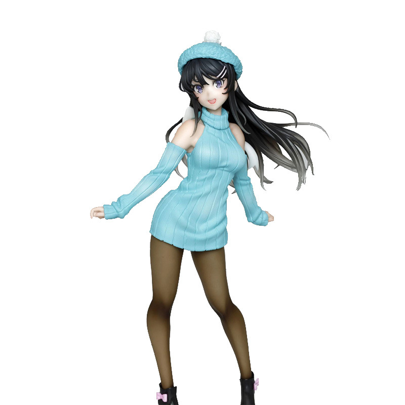 Joven cabeza de cerdo joven conejito chica hermana mayor Sakura Island Lino uniforme vestido conejito chica invierno ropa paisaje hecho a mano