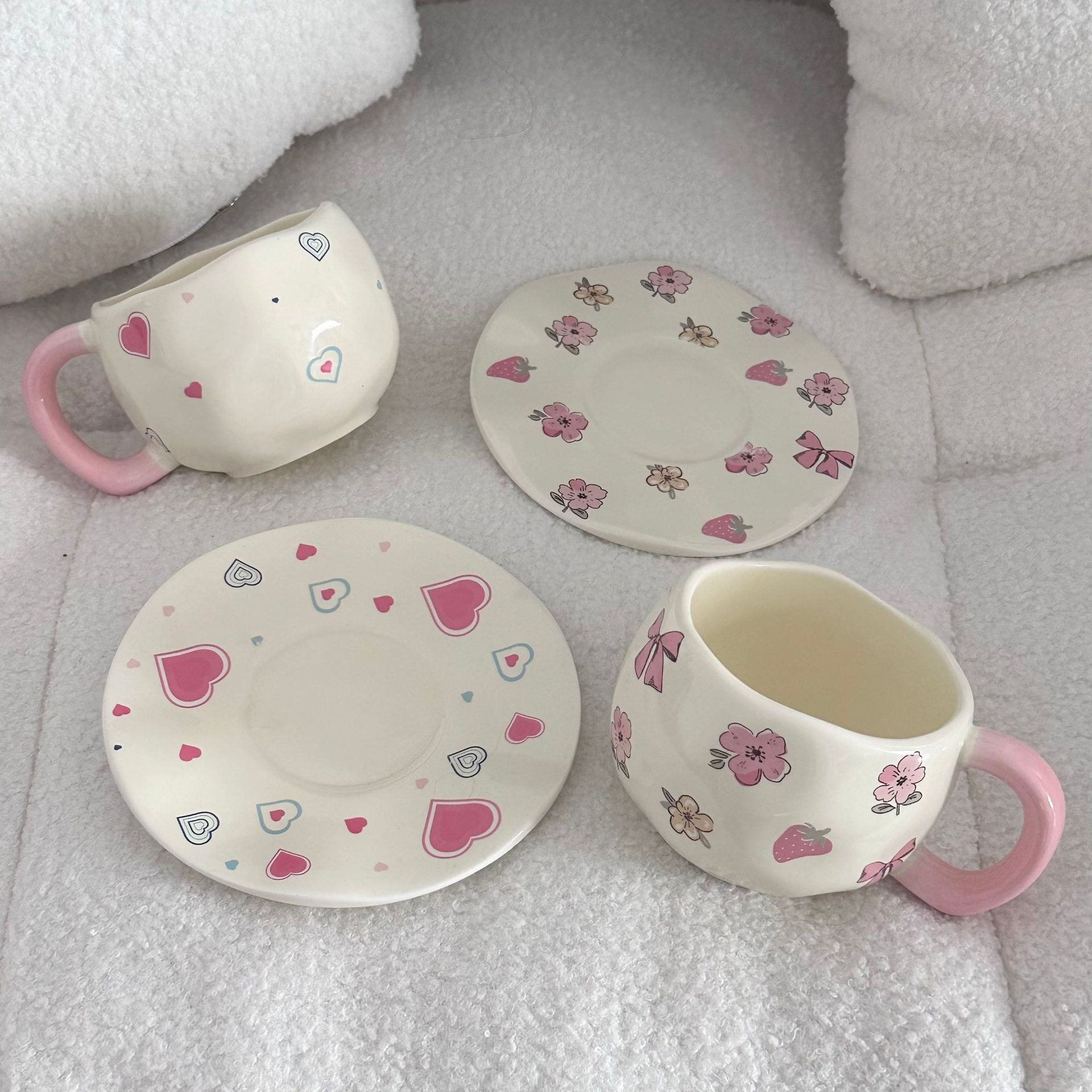 Luxury And Sophisticated Mug With An Instagram-style Aesthetic, Suitable Afternoon Tea, Summer Gift, Ceramic Cup For_voghion.com