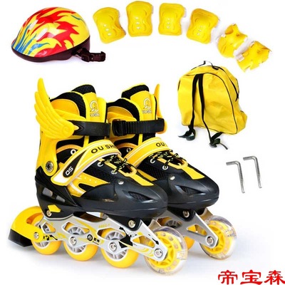 children the skating shoes adult Roller skating shoes Single row Skate shoes Inline skating beginner men and women Roller skates